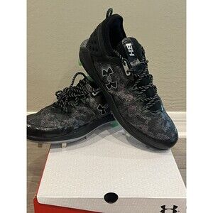 Under Armour Bryce Harper 8‎ Low ST Mens Size 12 Baseball cleats Black